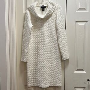 Frank Lyman, off white knit dress